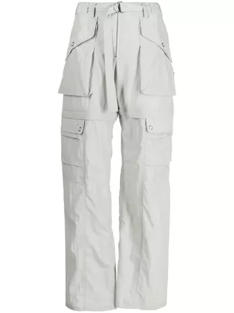 Holzweiler belted-waist Cargo Trousers