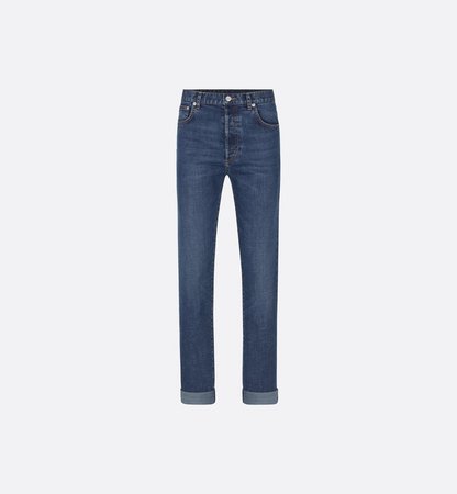 Washed Blue Slim-Fit Jeans - Ready-to-Wear - Men's Fashion | DIOR