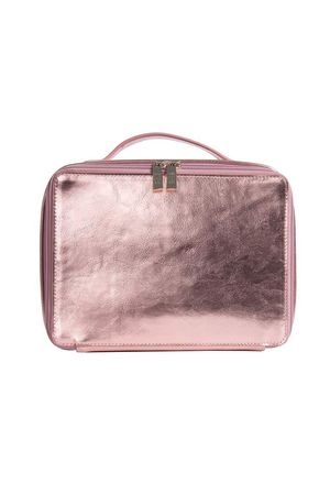 The Cosmetic Case in Metallic Pink – Béis Travel