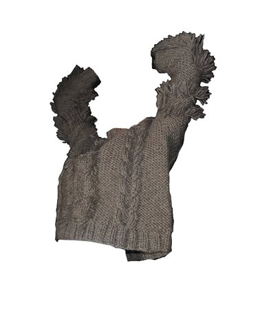 kordal | fringed cable knit jumper