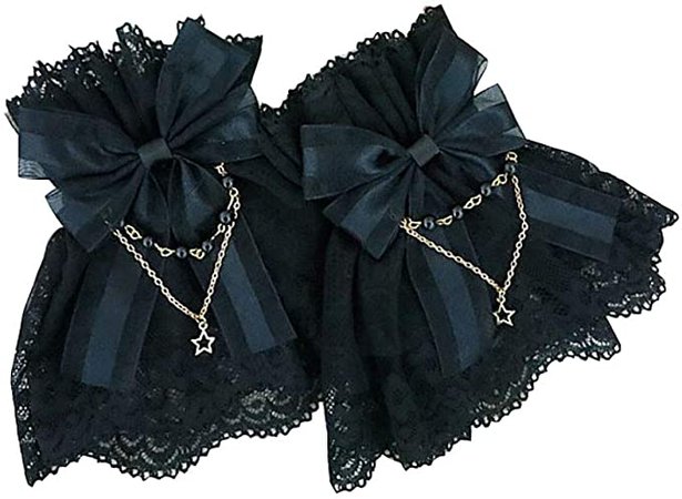 Amazon.com: Nite closet Gothic Gloves Fingerless Black Lace Party Wedding Lolita Victorian Floral Accessory : Clothing, Shoes & Jewelry