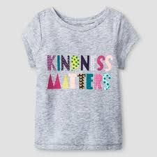 Cat and Jack Girls Kindness Matters Tee - Google Search