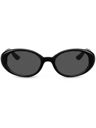 Dolce & Gabbana Eyewear Re-Edition DNA oval-frame Sunglasses - Farfetch