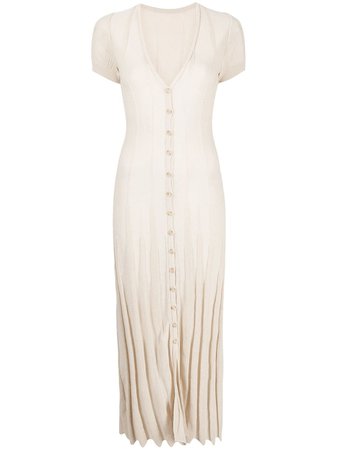 Jacquemus button-up short-sleeved Midi Dress - Farfetch