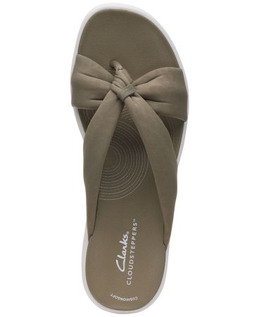 Clarks Women's Cloudsteppers Drift Ave Slip-On Wedge Sandals & Reviews - Sandals - Shoes - Macy's