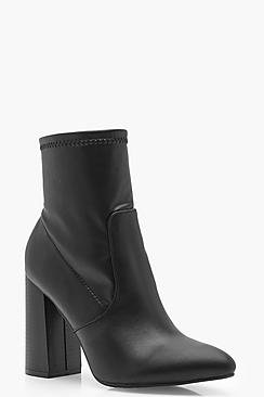 Tia Pointed Toe Sock Boots