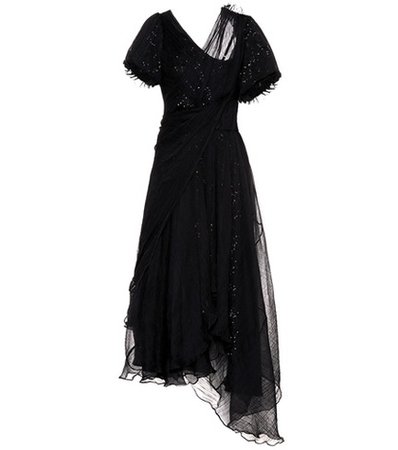 Moira silk-chiffon dress