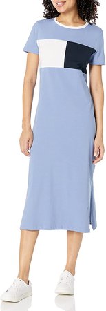 Tommy Hilfiger Women's T-Shirt Dress, Rosette Midi, Medium at Amazon Women’s Clothing store