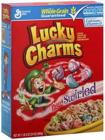 Lucky Charms Swirled Marshmallow Charms Cereal - 24 oz, Nutrition Information | Innit