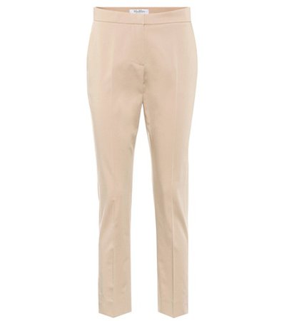 Guglia cotton-blend trousers