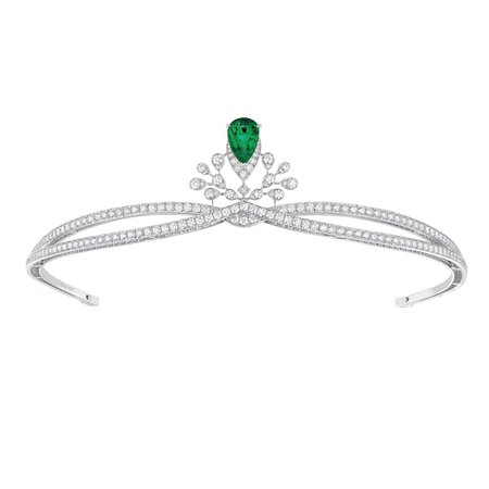 Chaumet, Josephine emerald and diamond tiara