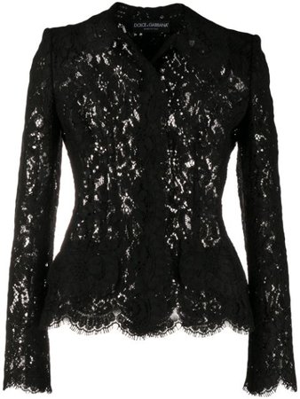 Dolce & Gabbana Fitted Lace Shirt Ss20 | Farfetch.com