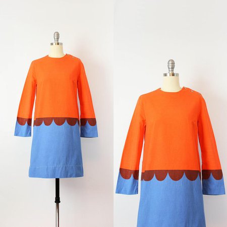 SOLD ON LAYAWAY / vintage 60s marimekko dress / 1960s mod | Etsy