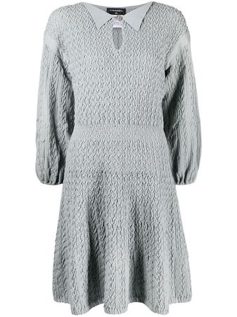 Chanel Grey Sweater Dress