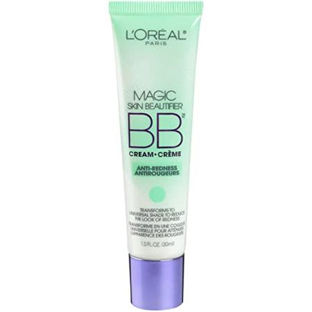 Amazon.com: L'Oréal Paris Makeup Magic Skin Beautifier Anti-Redness BB Cream Tinted Moisturizer, 1 Ounce : Beauty & Personal Care