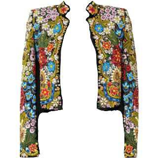 Parlor floral embellishment jacket