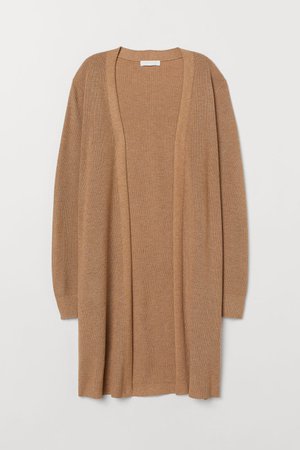 Knit Cardigan - Camel - Ladies | H&M US