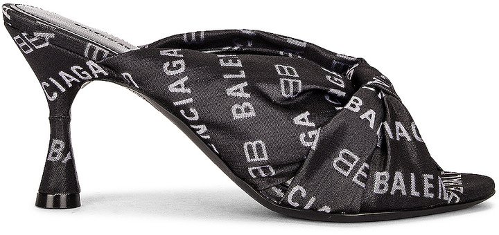 Drapy Sandals in Black & White | FWRD