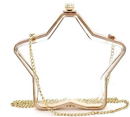 Neon Transparent Clear Acrylic Plastic Hard Frame Party Clutch Purse Chain Strap (zRound Shape Clutch [for small phones only] - Neon Green): Handbags: Amazon.com