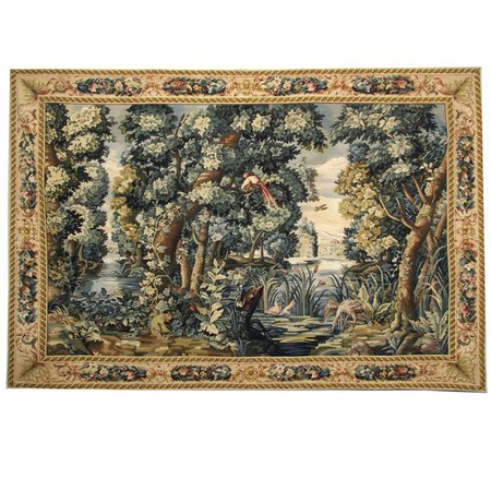 Antique Rug, Tapestry Felemish Style Wall Decoration Object, Decorative rugs For Sale at 1stDibs
