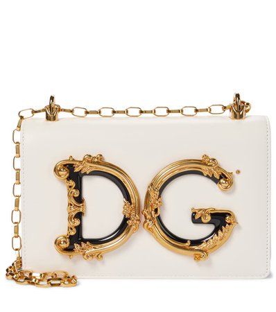 Dolce & Gabbana - DG Girls leather shoulder bag | Mytheresa