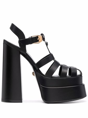 Versace buckled platform sandals
