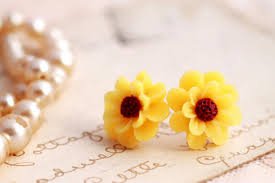 sunflower earrings - Google Search