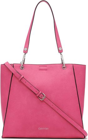 Amazon.com: Calvin Klein Reyna North/South Tote, Pink Flambe : Clothing, Shoes & Jewelry