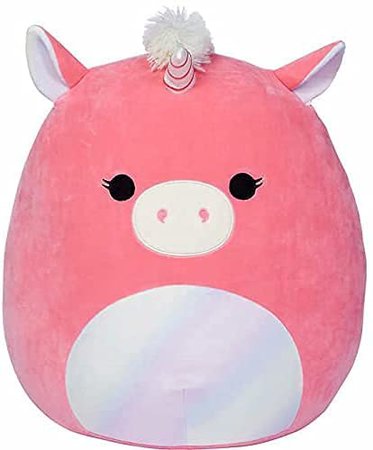 Amazon.com: Squishmallow Original Kellytoy Pink Unicorn Super Soft Plush Toy Stuffed Animal Pet Pillow Gift (16") : Toys & Games