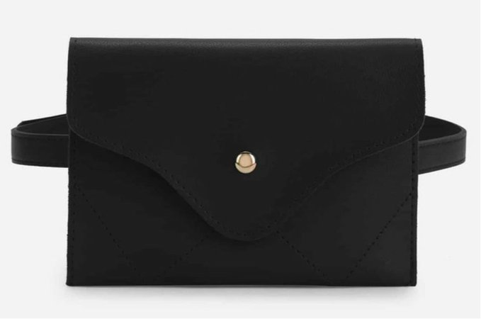 black Waist bag belt