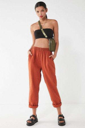 Urban Renewal Remade Overdyed Pull-On Pant | Urban Outfitters