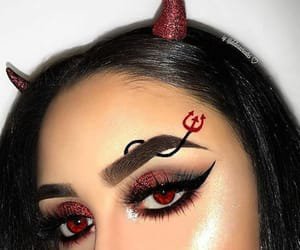 Red & Black Devil Inspired Eye Makeup