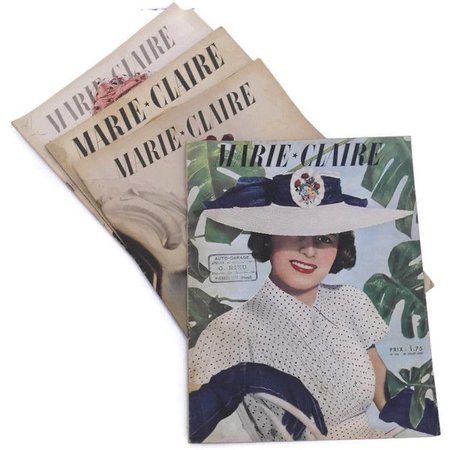 marie claire vintage magazines