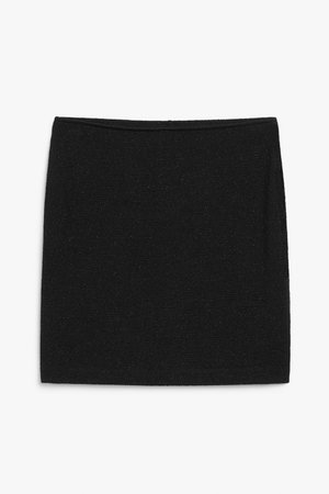 Mini skirt - Black - Mini skirts - Monki