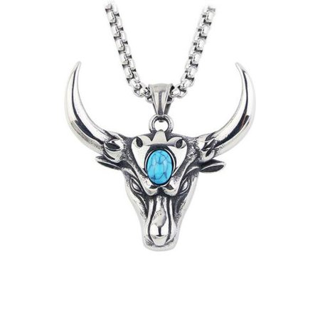 FT- ALS_ Creative Cow Head Faux Turquoise Pendant for DIY Necklace Jewelry Makin | eBay