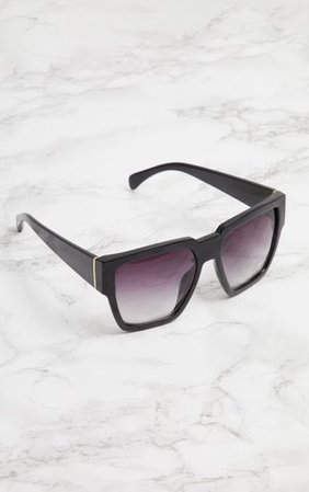 Black Oversized Square Sunglasses | PrettyLittleThing