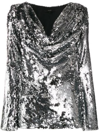 Silver Ellery Sequin-Embroidered Top | Farfetch.com