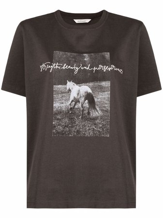 Holzweiler photographic-print organic-cotton T-shirt - FARFETCH