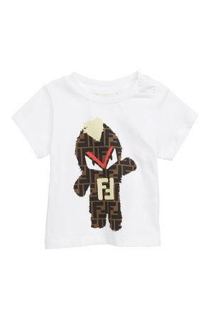 Fendi Monster Logo T-Shirt (Baby) | Nordstrom
