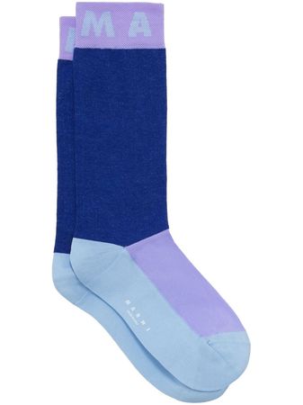 Marni colour-block Knitted Socks - Farfetch