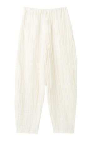 Mikele Raw Edge Crinkled Linen Pants By By Malene Birger | Moda Operandi