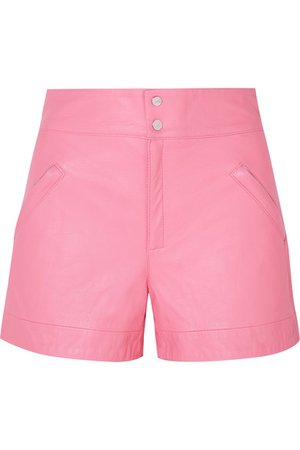 The Mighty Company | The Coventry leather shorts | NET-A-PORTER.COM