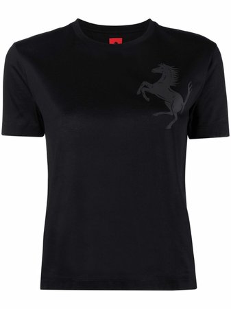 Ferrari t-shirt Prancing Horse Bicolore à Logo Imprimé - Farfetch