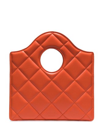 Orange A.W.A.K.E. Mode Haga quilted tote bag with Express Delivery - Farfetch