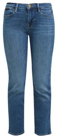 Le High Straight Leg Jeans - Womens - Denim