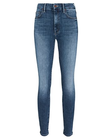MOTHER The Looker High-Waist Skinny Jeans | INTERMIX®