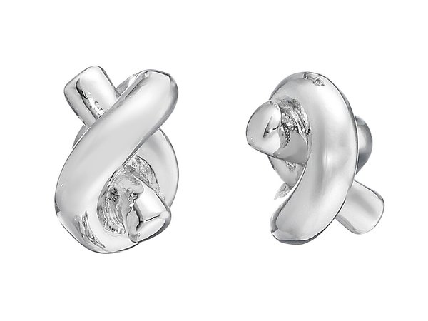 Kate Spade New York - Sailor's Knot Stud Earrings (Silver) Earring