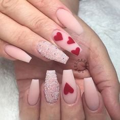 439 Best valentine nails images | Valentine nail art, Nails, Nail designs