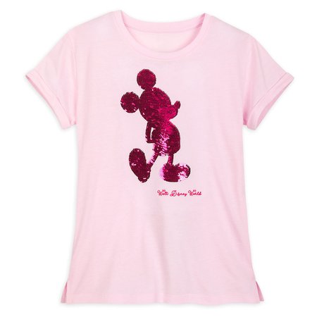 Mickey Mouse Reversible Sequin T-Shirt for Women - Walt Disney World | shopDisney