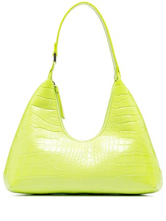 BY FAR neon crocodile-effect shoulder bag green 21CRAMRSMTCDLAR - Farfetch